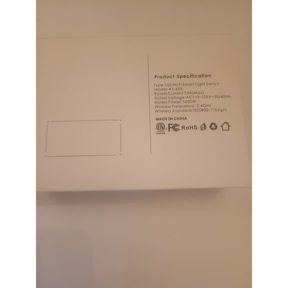Lutron Caseta Smart Light Switch Kit WiFI Smart Light Switch KS-602 Brand New - Picture 2 of 3